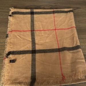 FREE! With purchase of any item in my closet. plaid scarf/ pashmina